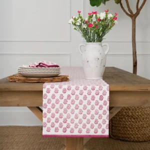 Online Pomegranate Inc Anika Fuchsia Table Runner