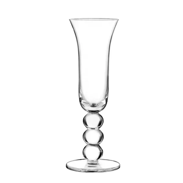 Online Pomegranate Inc Bauble Barware Flute Glass | Set of 4