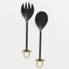 Outlet Pomegranate Inc Black Stirrup Serving Set