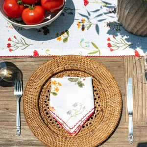 Sale Pomegranate Inc Botanical Garden Linen Napkin | Set of 4