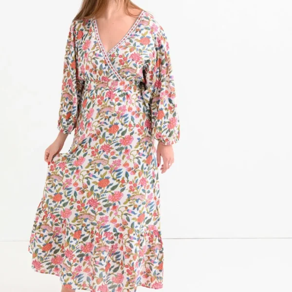 Sale Pomegranate Inc Cabana Garden Everywhere Dress