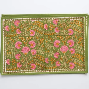 Discount Pomegranate Inc Cactus Flower Fern & Flamingo Placemat | Set of 4