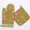 Outlet Pomegranate Inc Cactus Flower Fern & Flamingo Oven Mitt Set