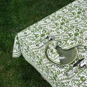 Sale Pomegranate Inc Cactus Flower Lettuce Green Tablecloth