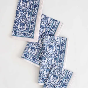 Outlet Pomegranate Inc Caroline Blue Napkin | Set of 4