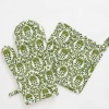 Fashion Pomegranate Inc Caroline Green Oven Mitt Set