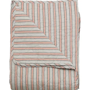 New Pomegranate Inc Chambray Wide Stripe Quilt