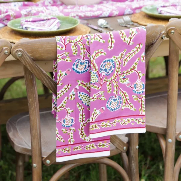 New Pomegranate Inc Climbing Dahlia Lilac Tea Towels