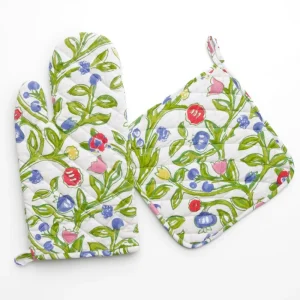 Fashion Pomegranate Inc Emma Oven Mitt Set