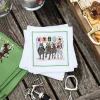 Hot Pomegranate Inc Equestrian Cocktail Napkins | Away They Go | Set / 6