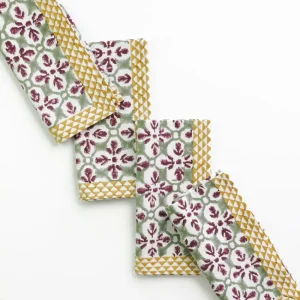 Clearance Pomegranate Inc Fleur de Lis Antique Jade Napkin | Set of 4