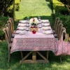 Fashion Pomegranate Inc Fleur de Lis Rose Tablecloth