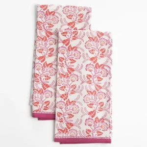 Sale Pomegranate Inc Gardenia Vine Berry Tea Towels