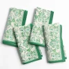 Discount Pomegranate Inc Gardenia Vine Emerald Napkin | Set of 4