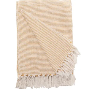 Online Pomegranate Inc Golden Rod Woven Throw