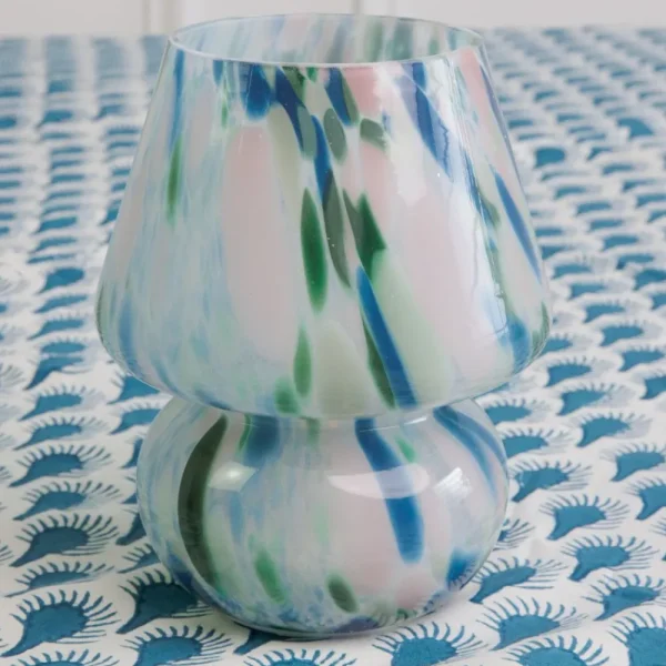 New Pomegranate Inc Green & Blue Joyful Lamp