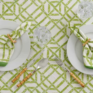 Clearance Pomegranate Inc Green Bamboo Napkin | Set of 4