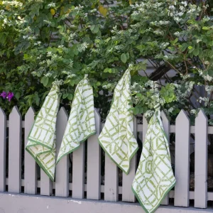 Clearance Pomegranate Inc Green Bamboo Napkin | Set of 4