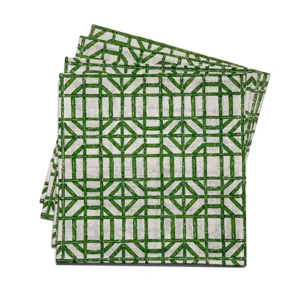 Best Pomegranate Inc Green bamboo placemat