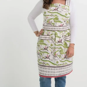 Hot Pomegranate Inc Hunt Scene Apron