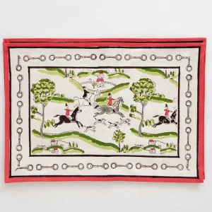 Fashion Pomegranate Inc Hunt scene placemat