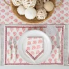 New Pomegranate Inc India Hicks Home Carnation Blush Placemat | Set of 4