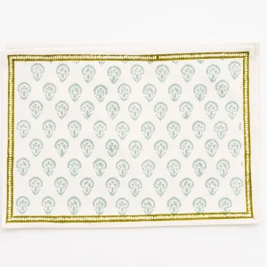 Discount Pomegranate Inc India Hicks Home Carnation Seafoam Placemat | Set of 4