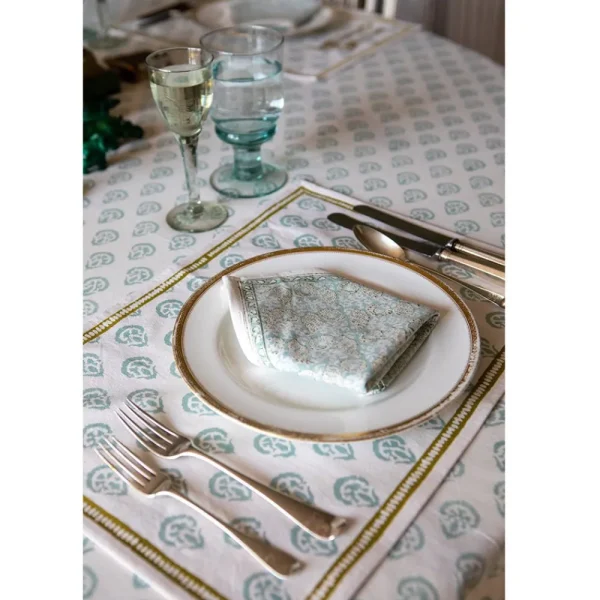 Fashion Pomegranate Inc India Hicks Home Carnation Seafoam Napkin | Set of 4