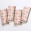 Clearance Pomegranate Inc India Hicks Home Latticework Blush Napkin | Set of 4