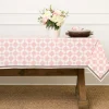 Hot Pomegranate Inc India Hicks Home Latticework Blush Tablecloth