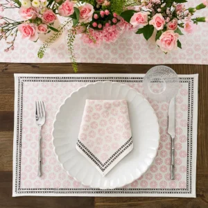 Clearance Pomegranate Inc India Hicks Home Mini Sea Biscuit Blush Placemats