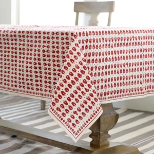 Hot Pomegranate Inc India Hicks Home Pageant tablecloth