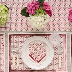 Clearance Pomegranate Inc India Hicks Home Palm Avenue Blush Placemat | Set of 4