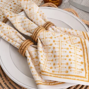 Fashion Pomegranate Inc India Hicks Home Palm Avenue Golden Napkin | Set of 4