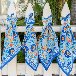 Online Pomegranate Inc Iznik Blue Napkin | Set of 4