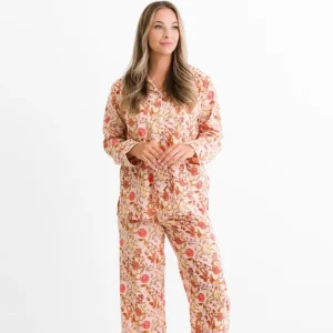 Best Pomegranate Inc Mila Floral Blush Pajama Top