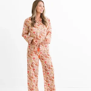 Best Pomegranate Inc Mila Floral Blush Pajama Top