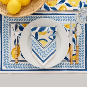 Hot Pomegranate Inc Mod Lemon Placemats | Set of 4