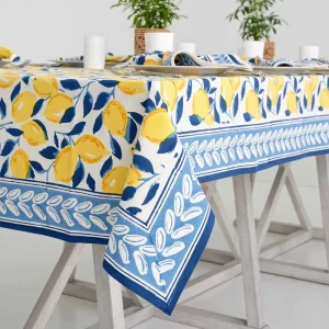 Clearance Pomegranate Inc Mod Lemon Tablecloth