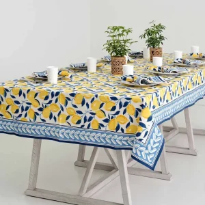 Clearance Pomegranate Inc Mod Lemon Tablecloth