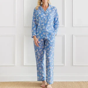 Sale Pomegranate Inc Morning Meadow Blue Pajama Set