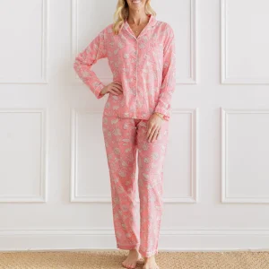 Online Pomegranate Inc Morning Meadow Pink Pajama Set