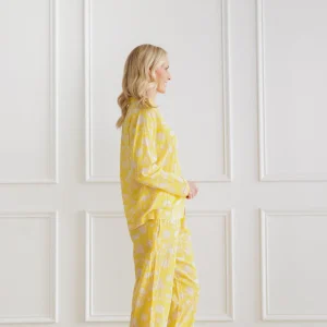 Clearance Pomegranate Inc Morning Meadow Yellow Pajama Set