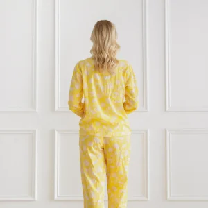 Clearance Pomegranate Inc Morning Meadow Yellow Pajama Set