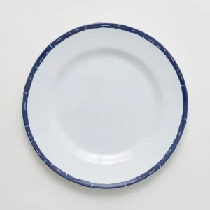 Outlet Pomegranate Inc Navy Bamboo Melamine Dinner Plates