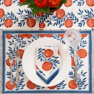 Best Pomegranate Inc Orange Grove Placemat | Set of 4