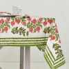 Online Pomegranate Inc Pom Bells Fern & Poppy Tablecloth