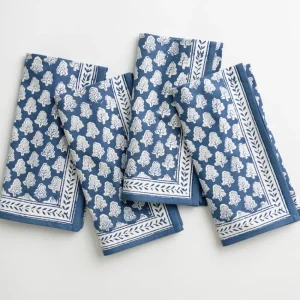 Sale Pomegranate Inc Pom Buti Denim Napkin | Set of 4