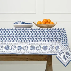 Hot Pomegranate Inc Pom Buti Denim Tablecloth