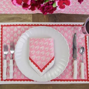 Online Pomegranate Inc Pom Buti Pink Placemat | Set 4